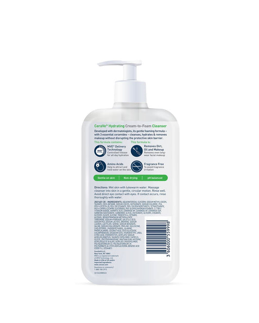 Hydrating Cream-to-Foam Cleanser
